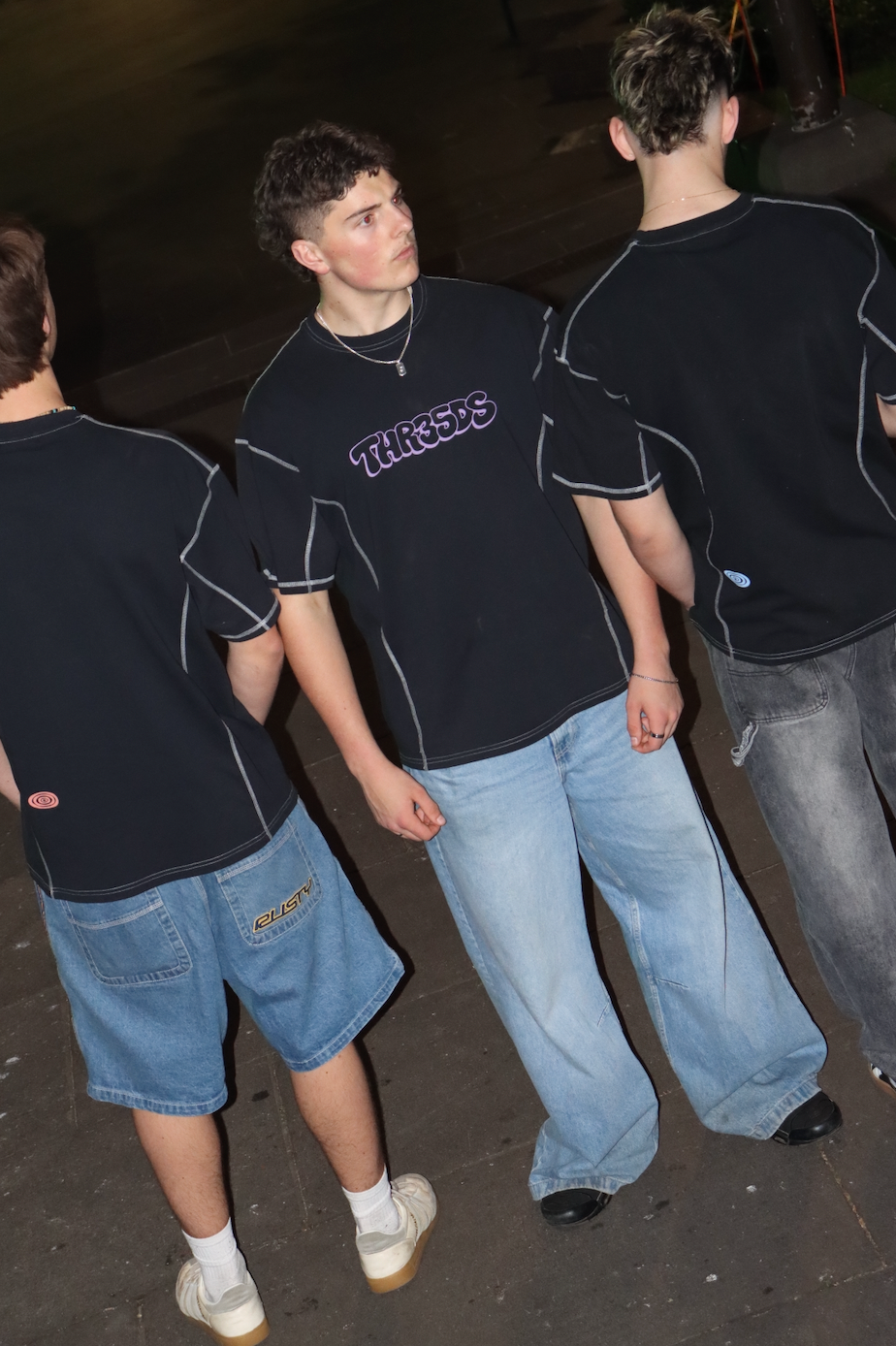 REVERSE STITCH TEES