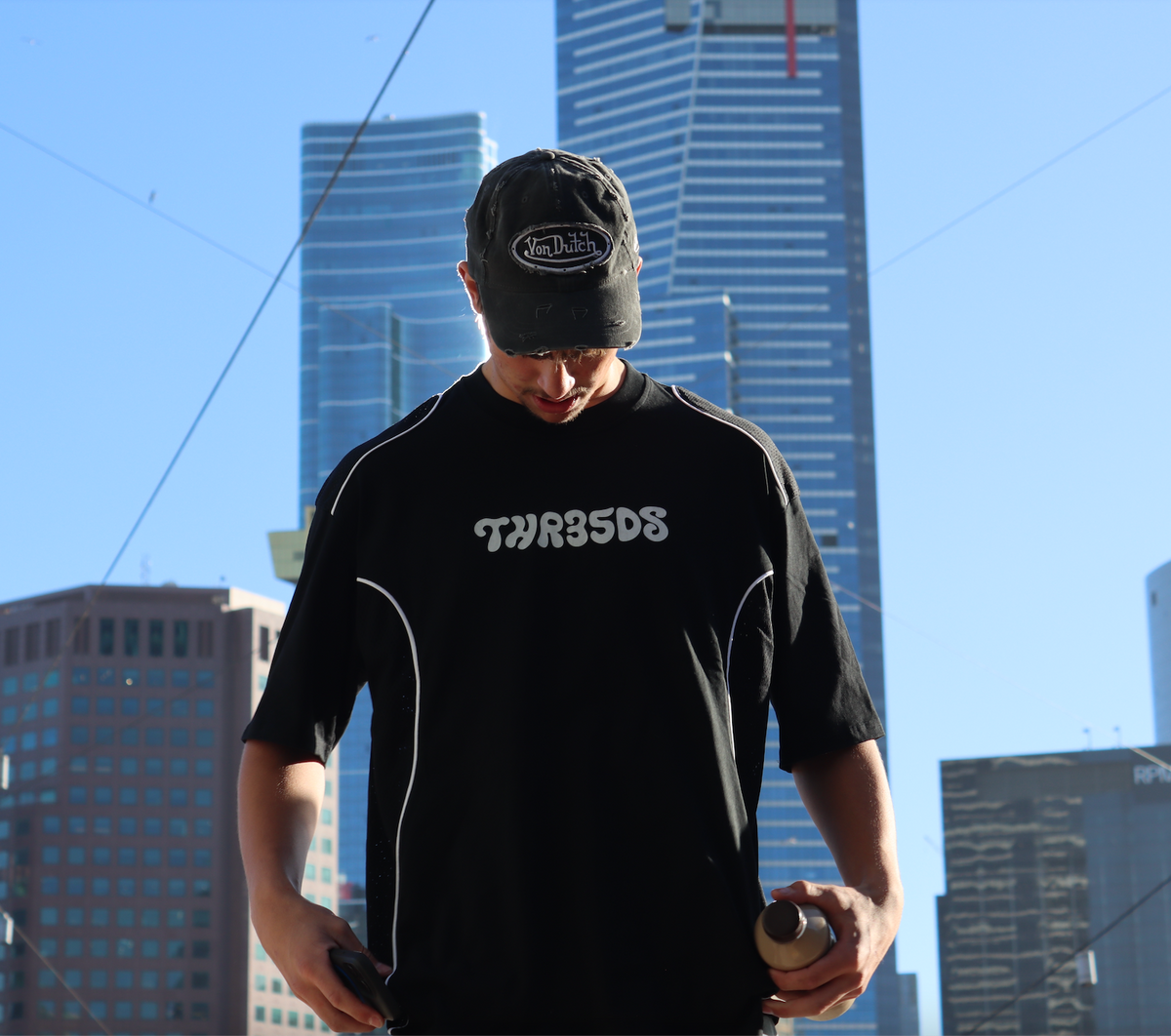 Mesh Paneld T-shirt