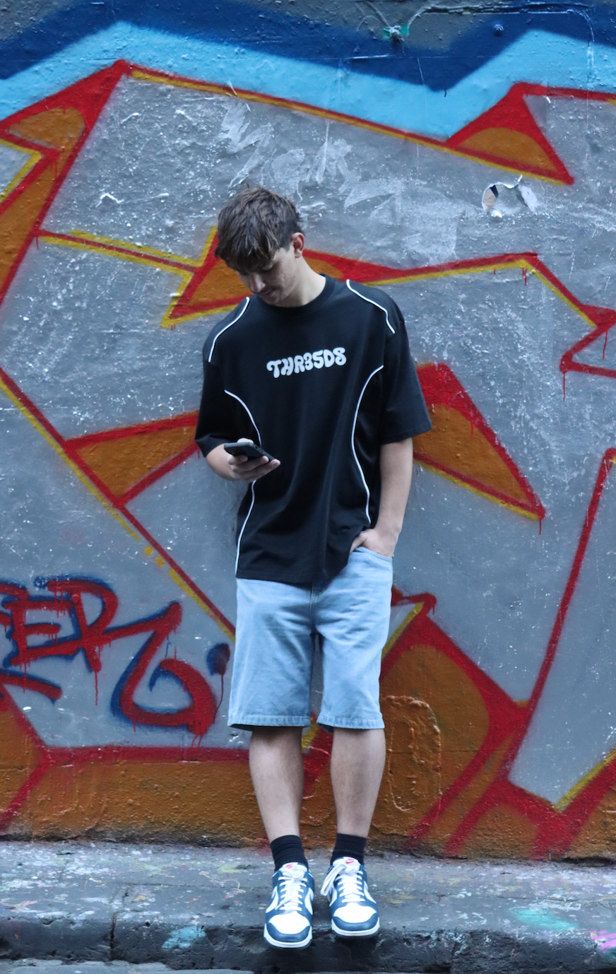 Mesh Paneld T-shirt